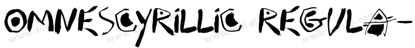 OmnesCyrillic Regula字体转换